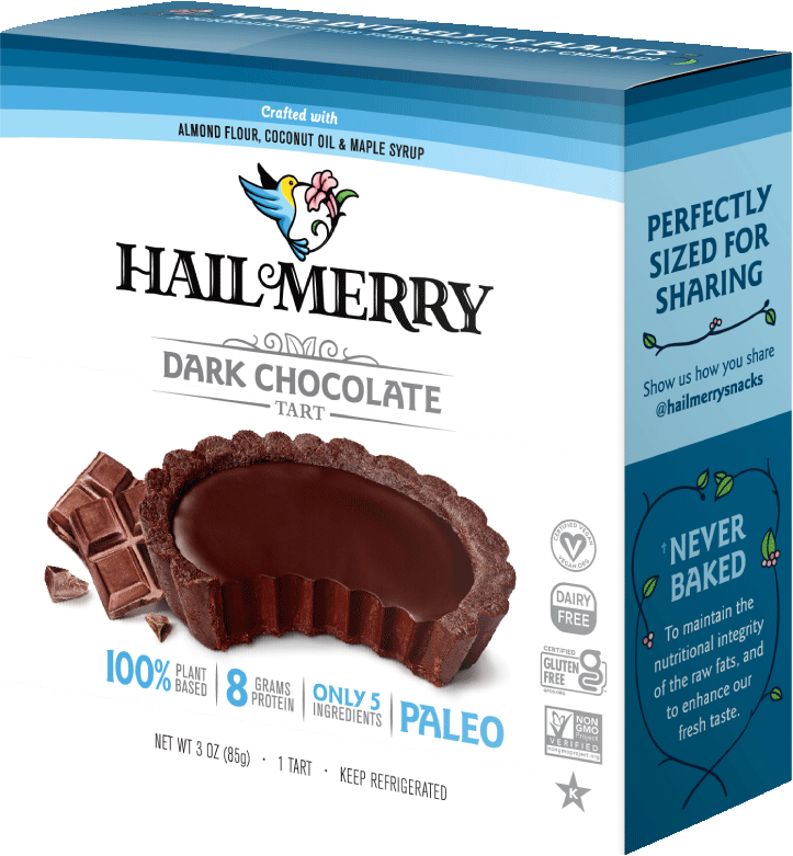 Box of Mini Dark Chocolate Tarts. No bake. Vegan. Gluten Free. Dairy Free. Buy Online. Healthy Snacks 