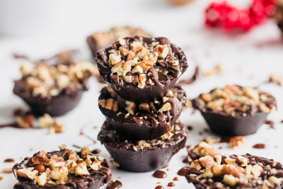 Chocolate Almond Turtle Cups